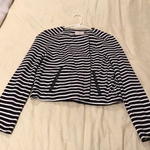 Loft jacket. Black and white.